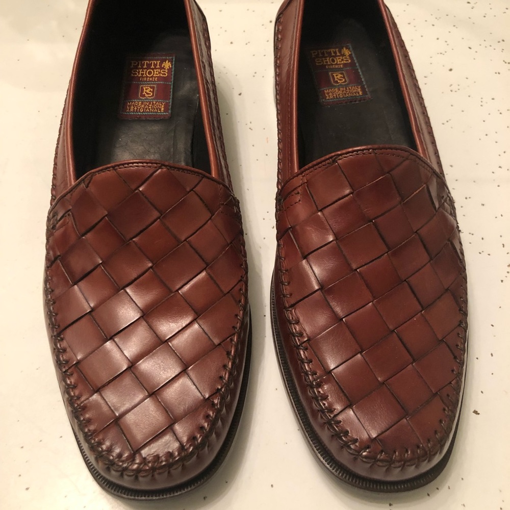 Men’s Pitti Woven Shoes Brandy